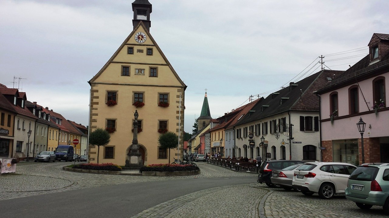 Grafenwöhr Rathaus Marktplatz Grafenwöhr