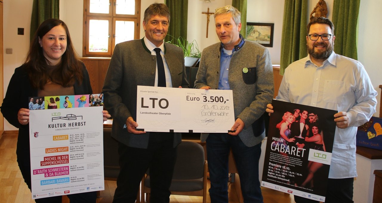 Grafenwöhr Spende Kulturherbst LTO Landestheater Oberpfalz