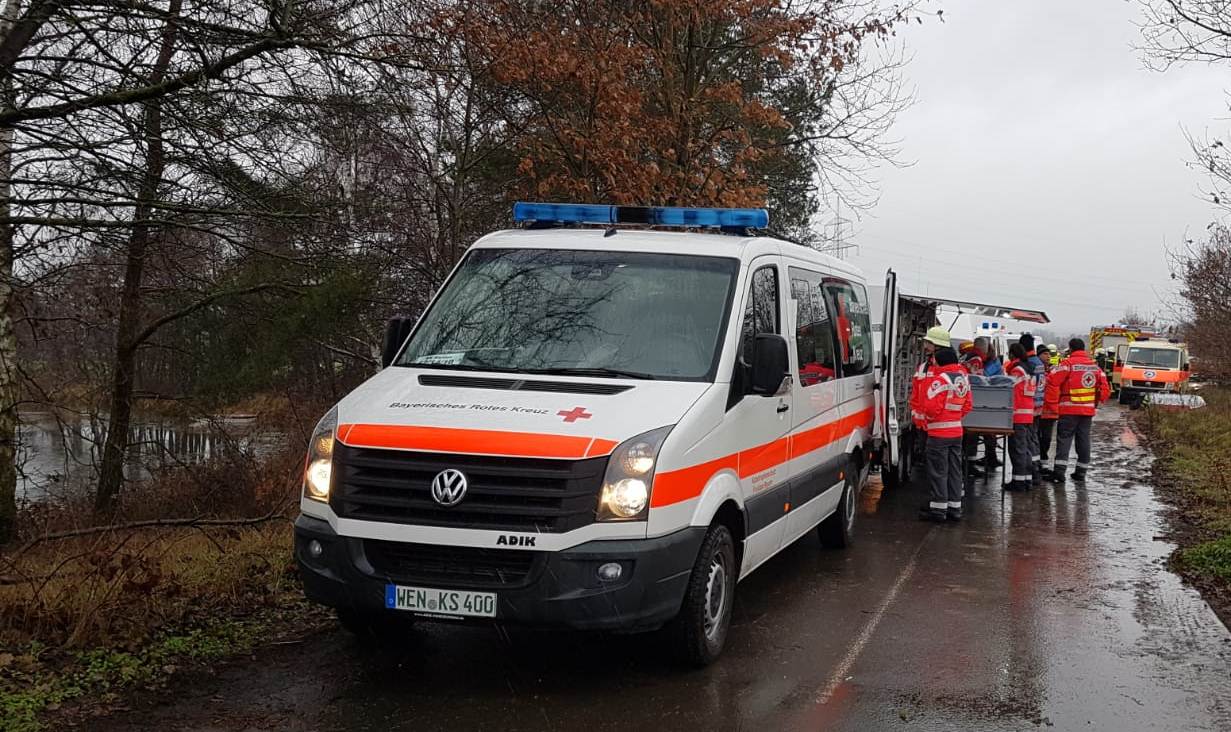 Großeinsatz Rollator Luhe Wildenau Baggerweiher (1)