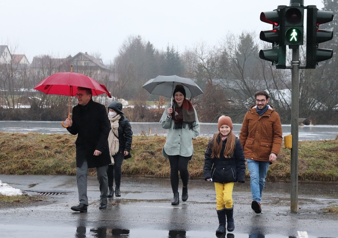 Grünes Licht Ampel Freibad Tirschenreuth