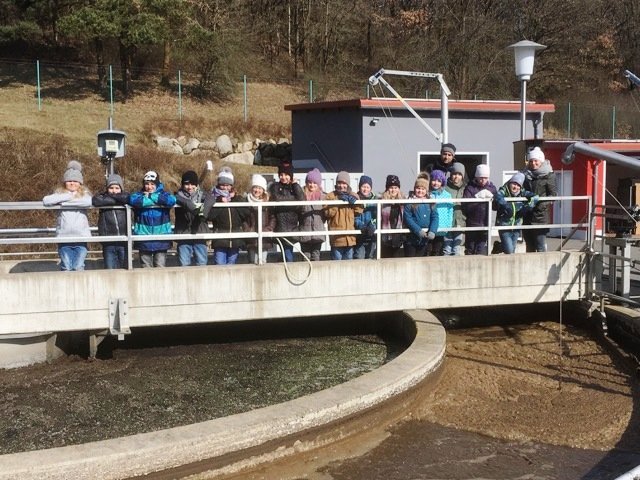 Leuchtenberg Grundschule Besuch Wasserwerk Kläranlage