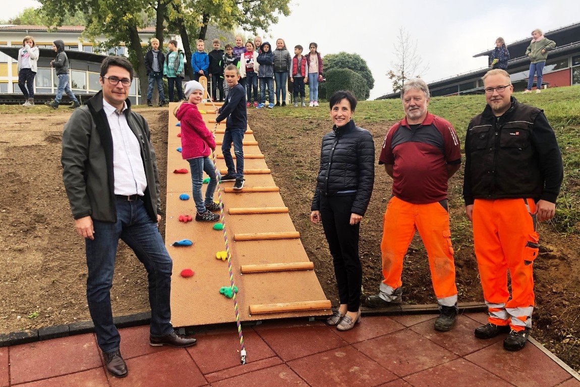 Grundschule Parkstein Kletterrampe