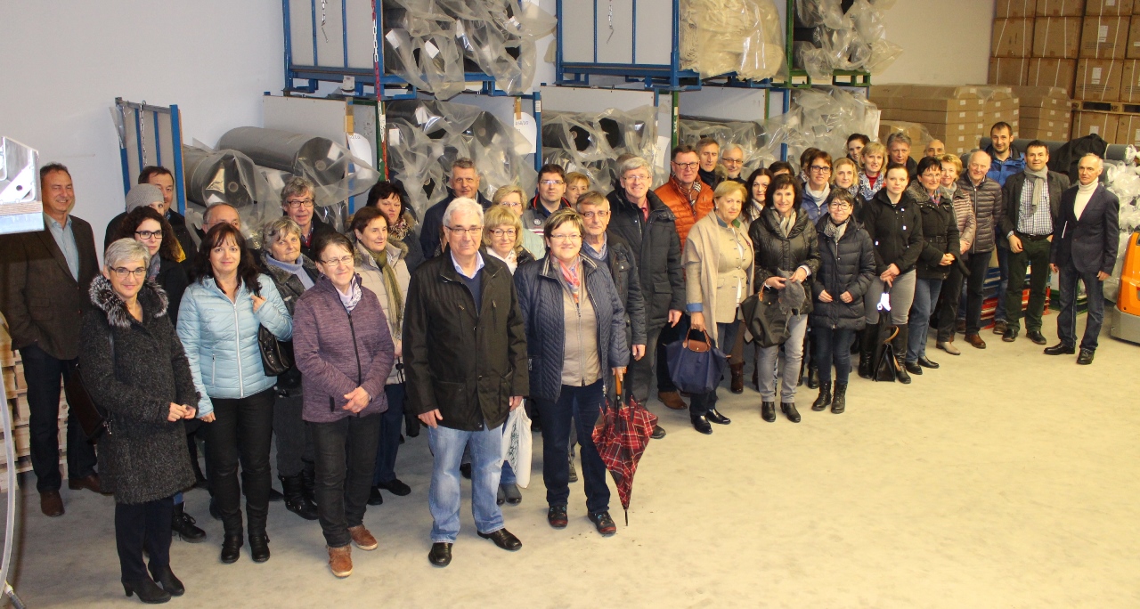 InitiAKTIVKreis Tirschenreuth Besuch Tuchfabrik Mehler