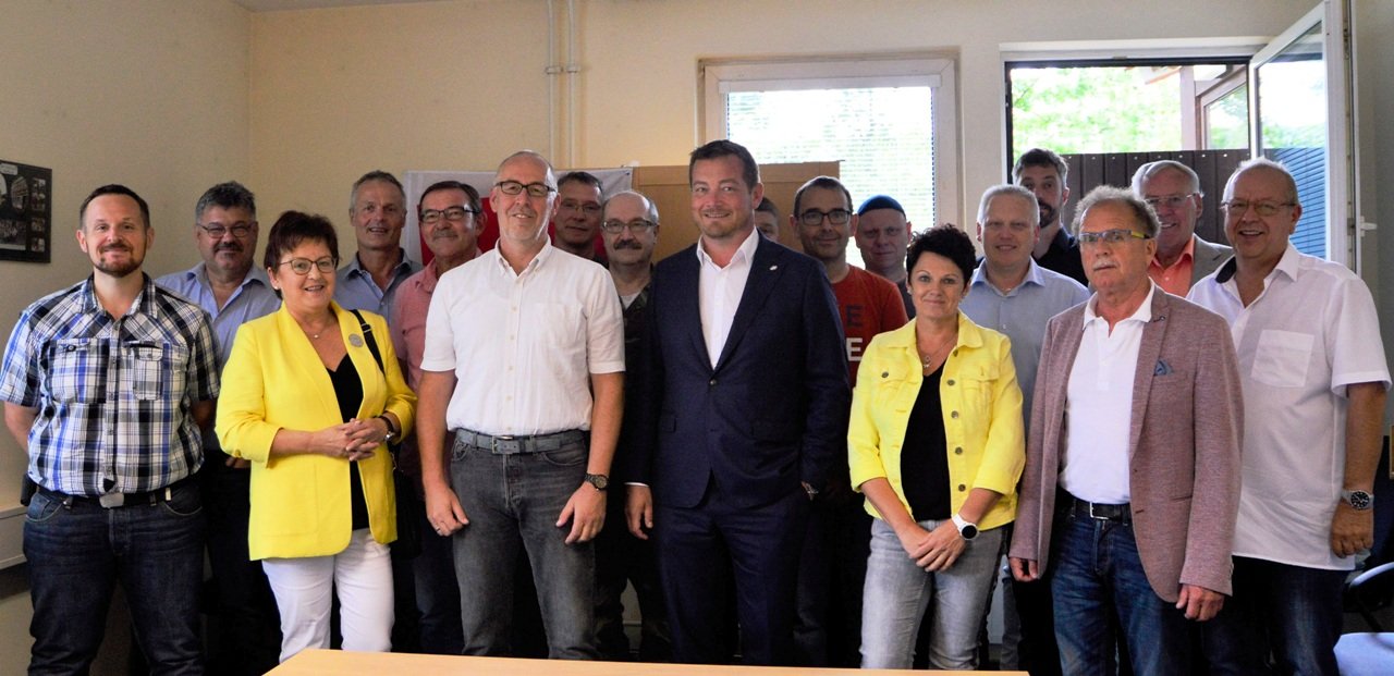 Gruppenfoto verdi Grafenwöhr Truppenübungsplatz SPD