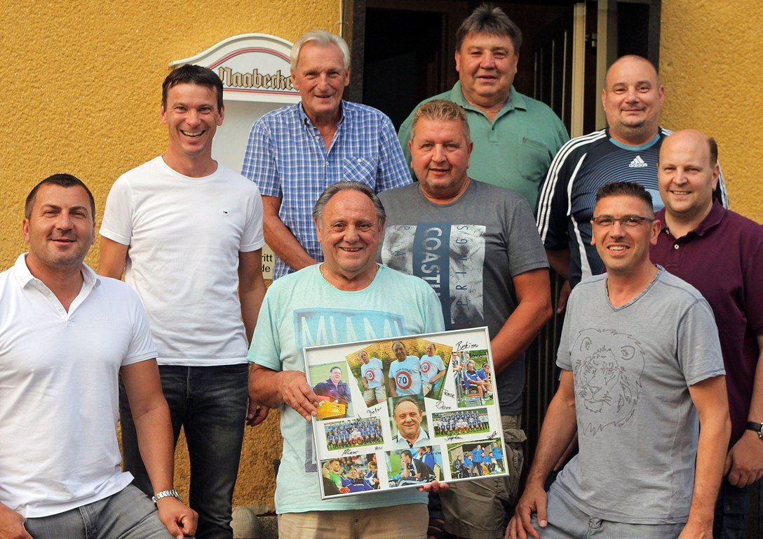 Hans Wach SpVgg Weiden Fußball Geburtstag Jubilar Bild Stephan Landgraf