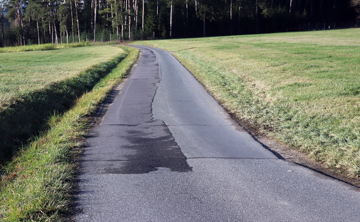 Haselbrunn Flickenteppich Straße Ortsbegehung Gemeindeverbindungsstraße Haselbrunn Großkotzenreuth 5