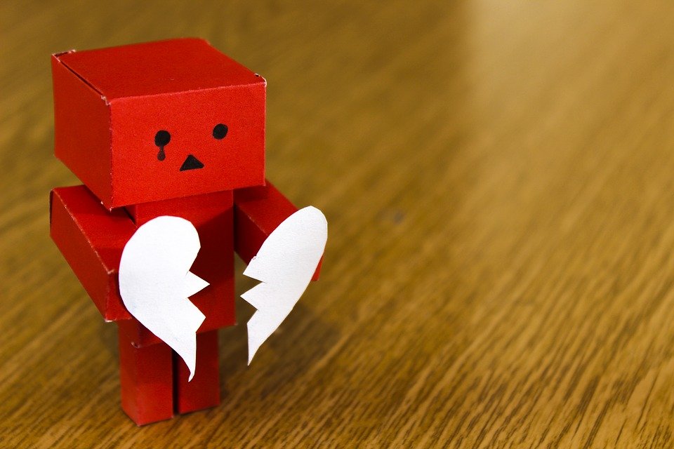 Herz gebrochen Liebeskummer traurig Liebe Symbol pixabay