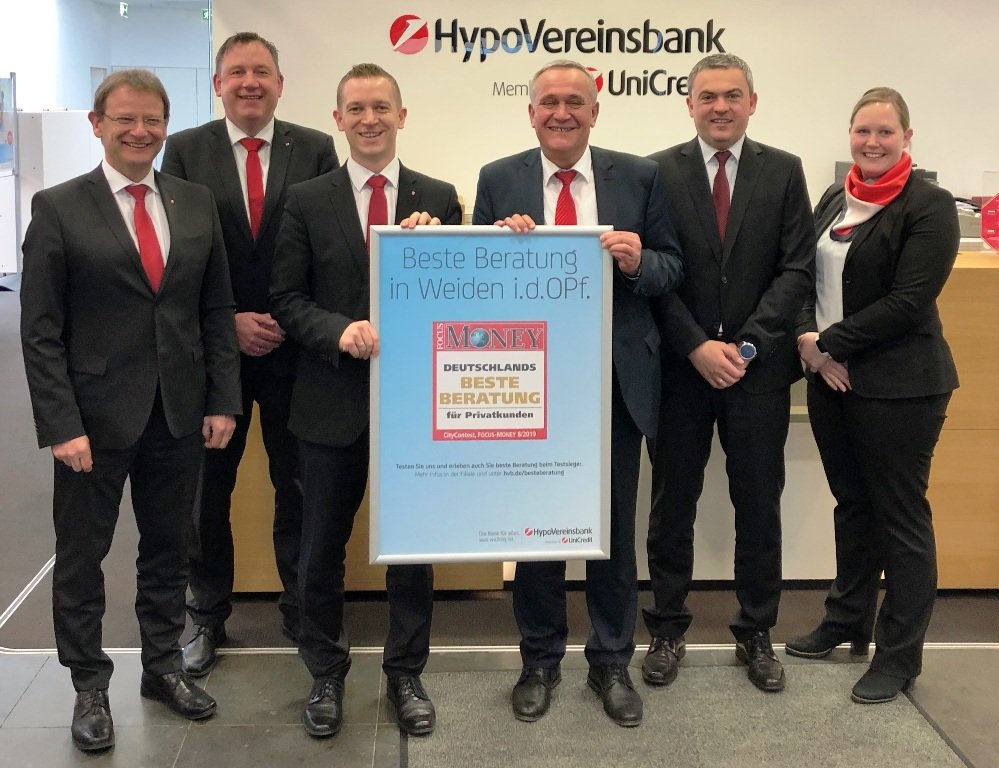 HypoVereinsbank City Contest Beste Beratung in Weiden