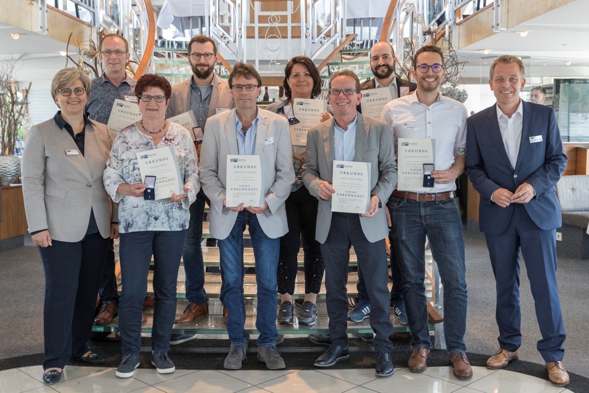 IHK Prüfer Ehrung Norbert Meier Berufschullehrer Wiesau 43 Jahre Ehrenamt 3