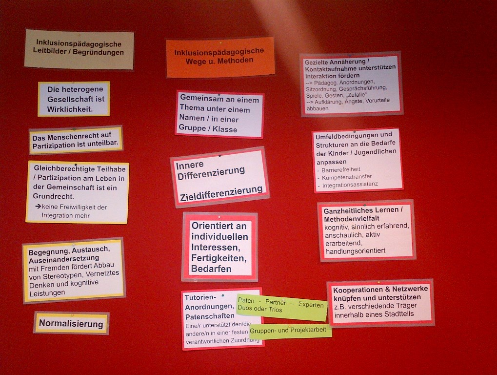 Inklusion Mitterteich Workshop