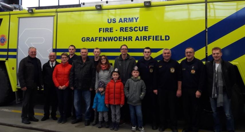 SPD-Weihnachtsbesuch bei Feuerwehr Grafenwöhr