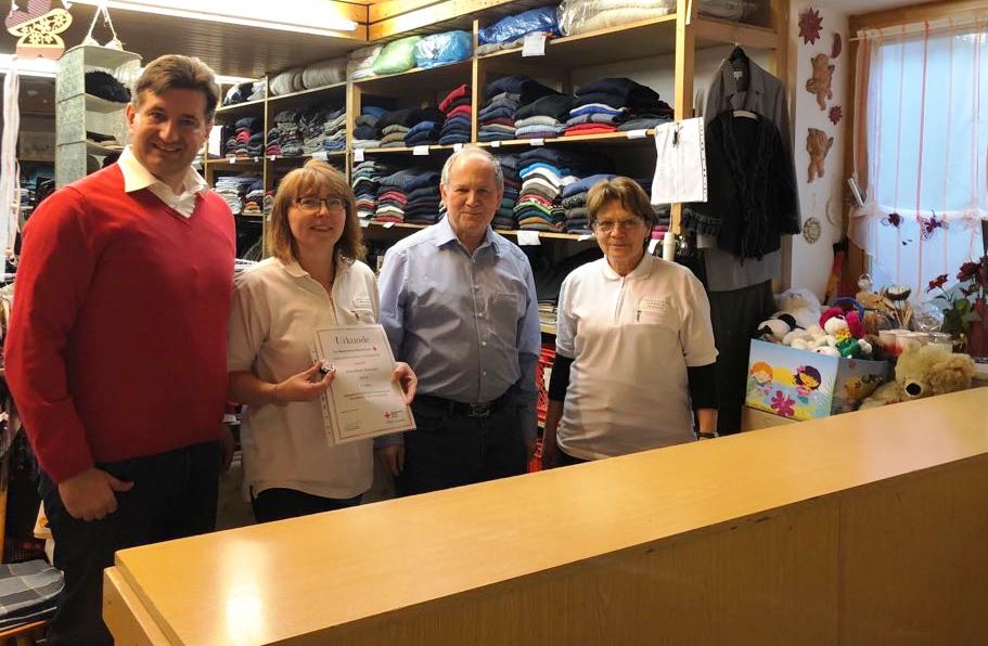 BRK Ehrung Kleiderkammer Weiden