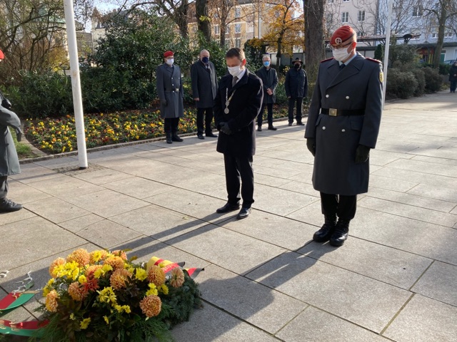 Kranzniederlegung Volkstrauertag 2020 Weiden