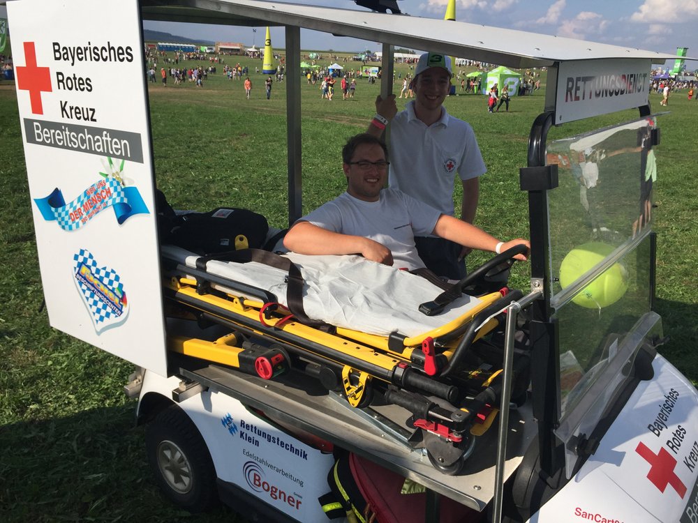 BRK Golfcaddy Rettungstrage