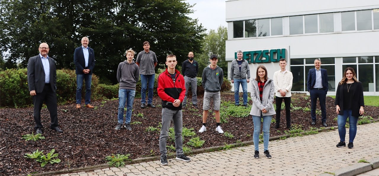 Azubis 2020  Netzsch Feinmahltechnik GmbH