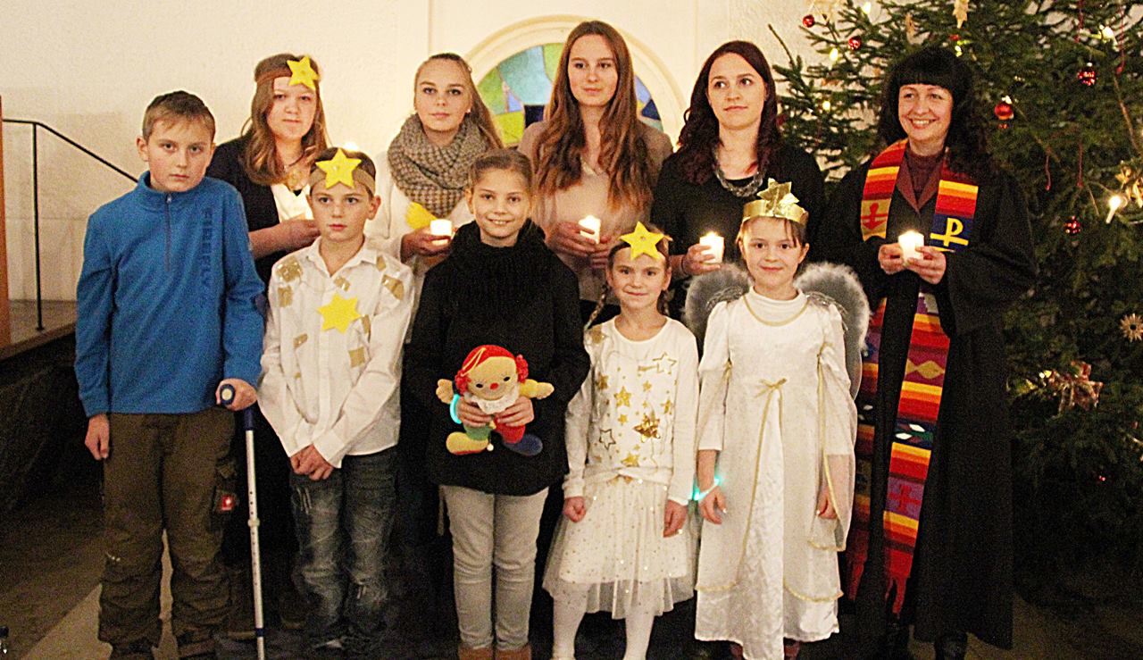 Krippenspiel, Familiengottesdienst, Eschenbach, Kirche