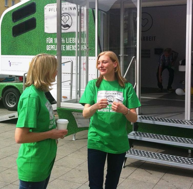 Pflegetruck Caritas Diakonie