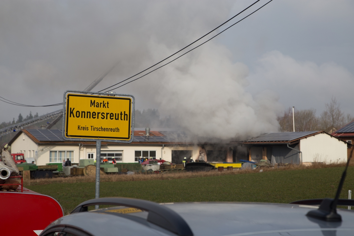 Brand bei Herold Kunststoffe Konnersreuth