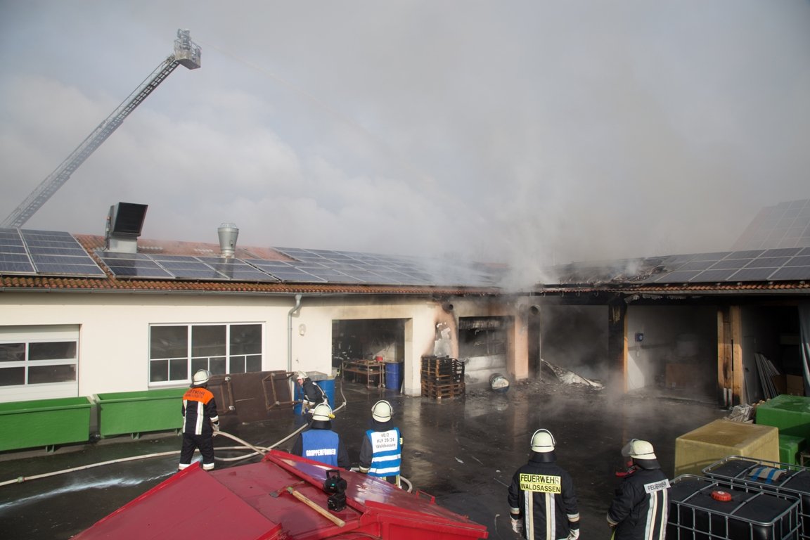 Brand bei Herold Kunststoffe Konnersreuth