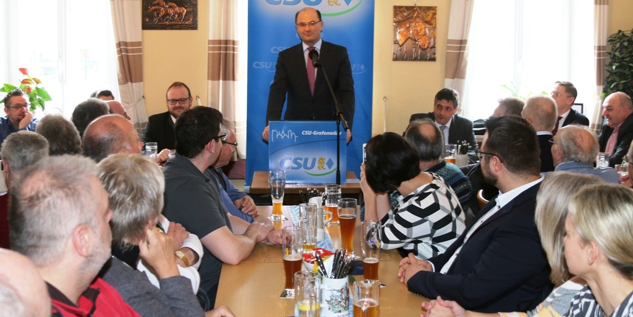 Josefi-Frühschoppen Zoiglstube Zum Adler CSU-Chef CSU-Ortsvorsitzender Grafenwöhr Politiker Bilder Stefan Neidl3