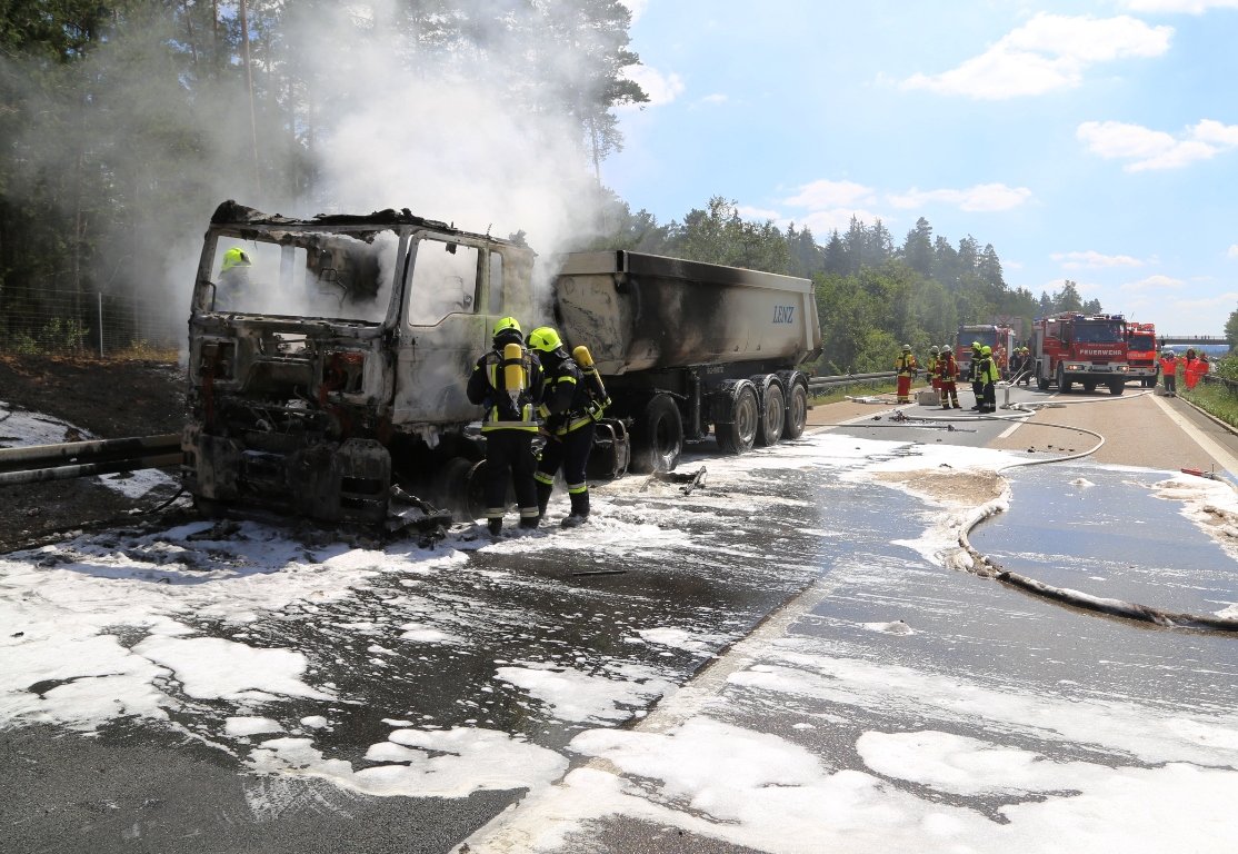 LKW-Brand Falkenberg