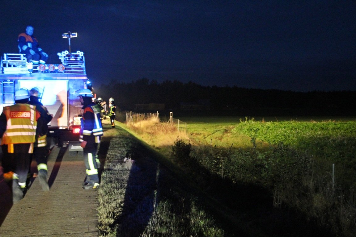 Glück im Unglück: Unfall auf der A 93