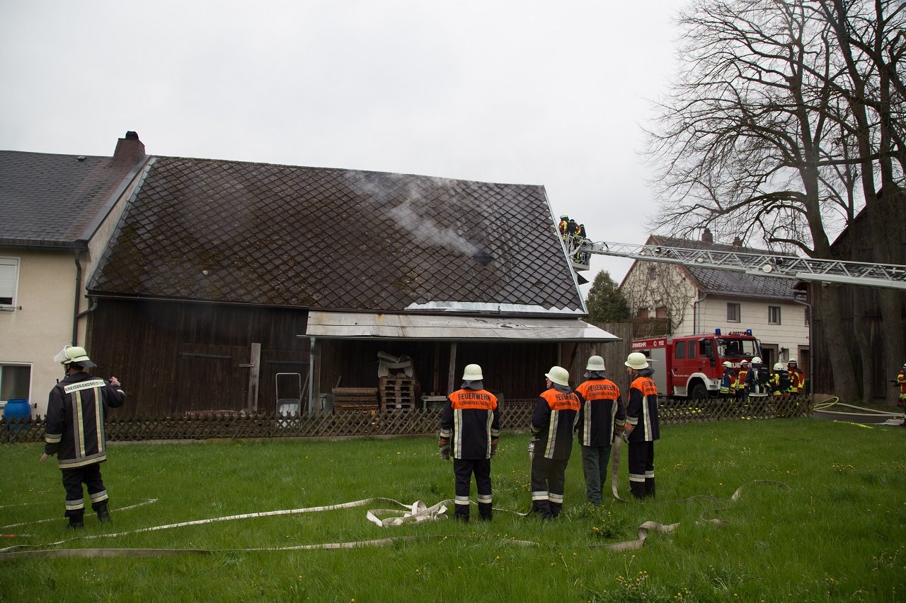 Dachstuhlbrand Köglitz Stadt Kemnath