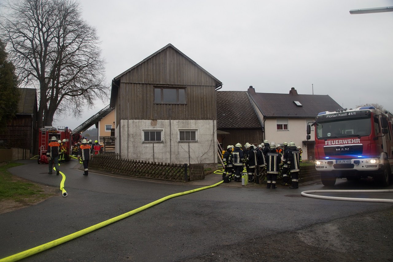 Dachstuhlbrand Köglitz Stadt Kemnath