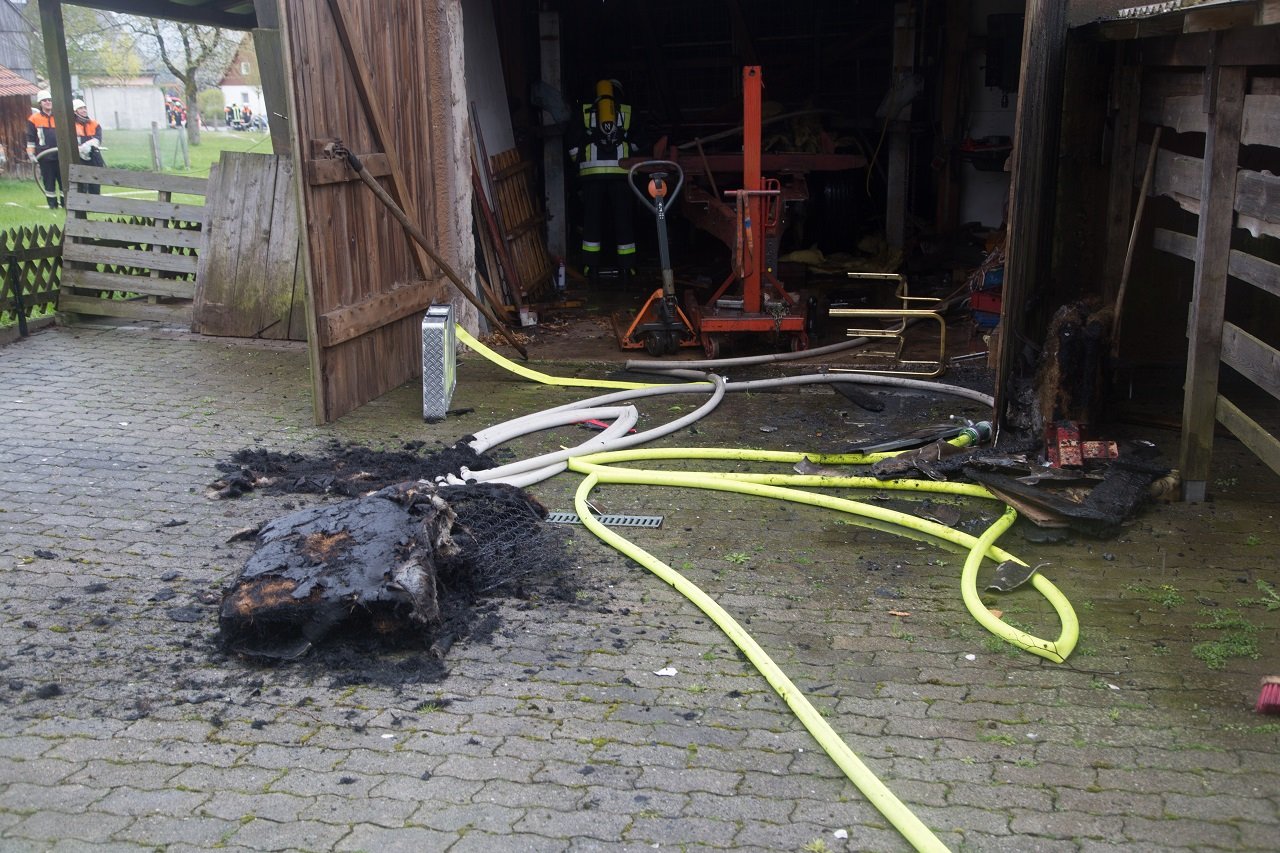 Dachstuhlbrand Köglitz Stadt Kemnath