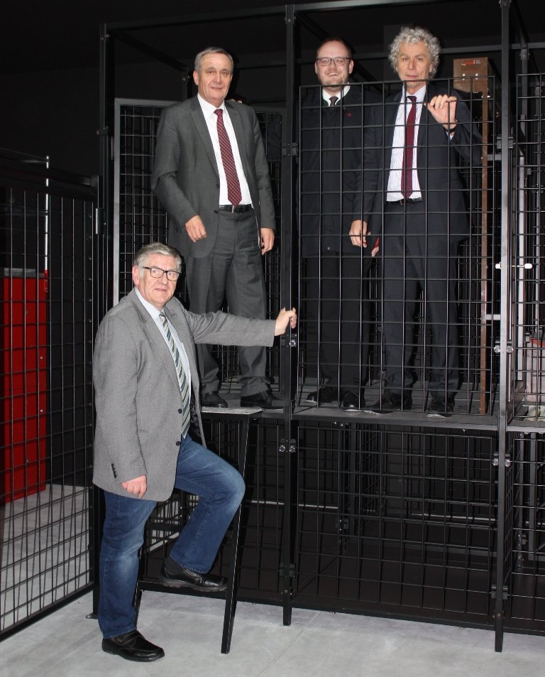 Übungsanlage Atemschutzträger Feuerwehr Landrat OB