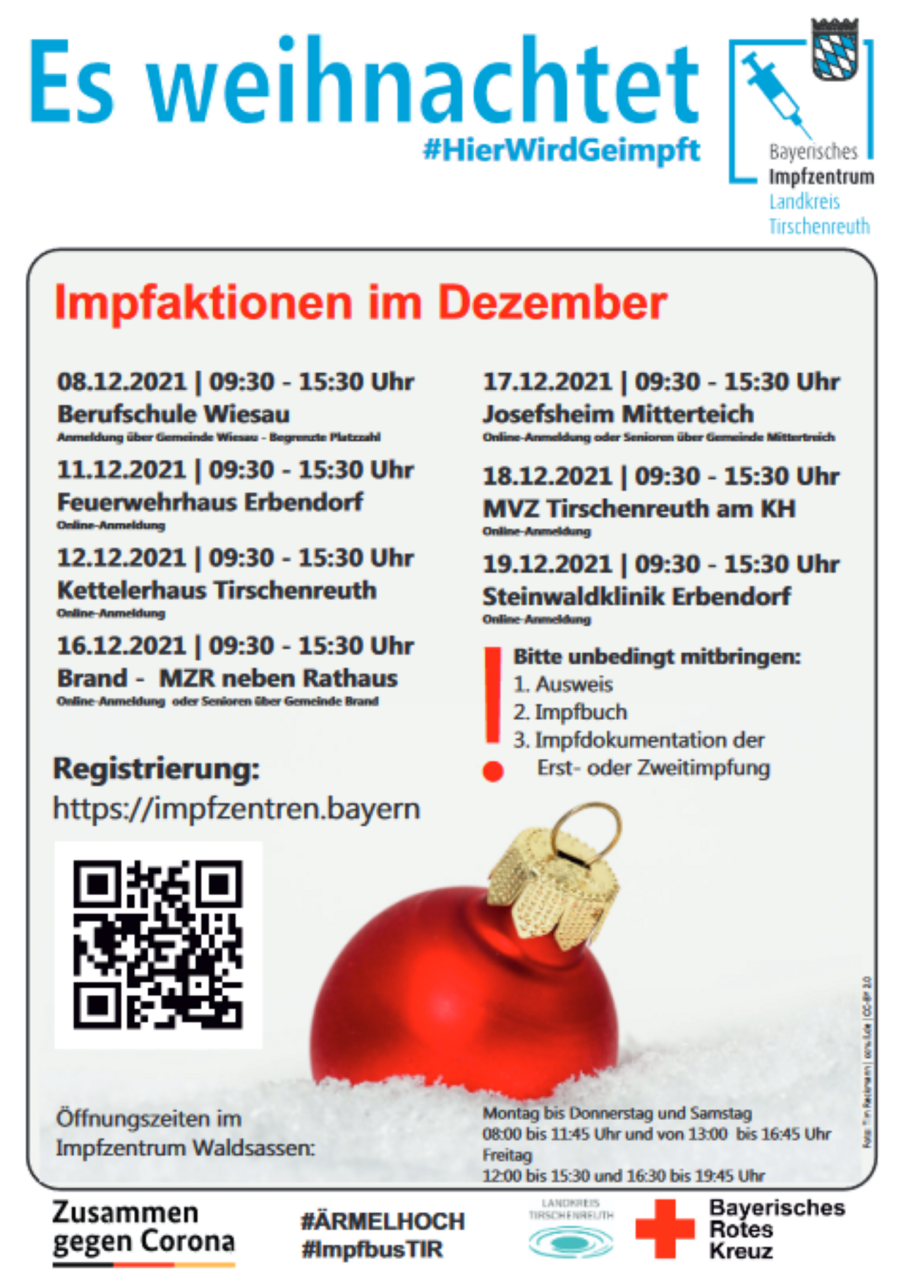 Mobile Impftermine für Dezember