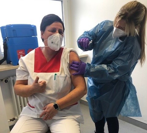Impfungen Corona Impfung Daniela Jenke Pflegeheim St Laurentius Eschenbach