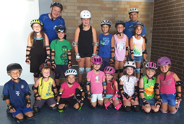 Inlinekurs Ferienprogramm DJK Pressath Skaten Inlineskaten Skiabteilung Bild Roman Kastl