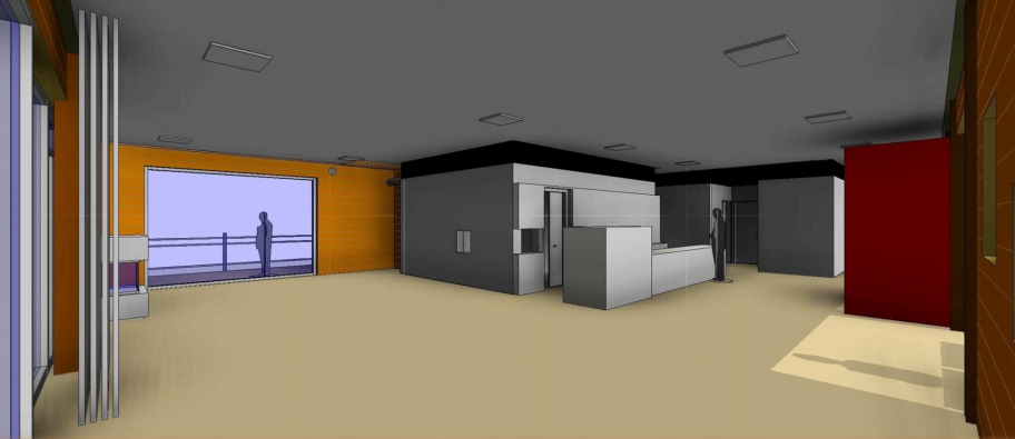 Innenansicht Infozentrum Neustadt Kulm