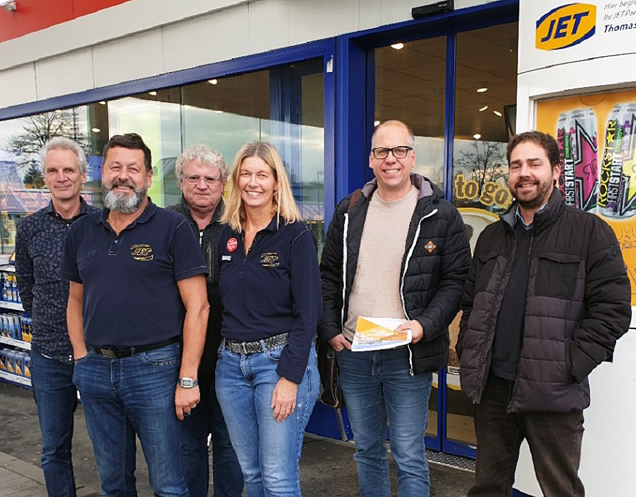FWG Altenstadt/WN Jet Tankstelle Gespräch