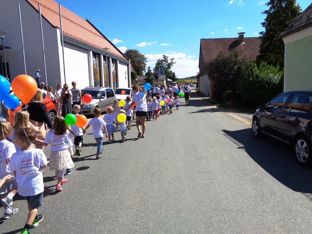 Jubiläum 10 Jahre Kindertagesstätte Löwenzahn Theisseil Letzau Bild Stefanie Peschla1