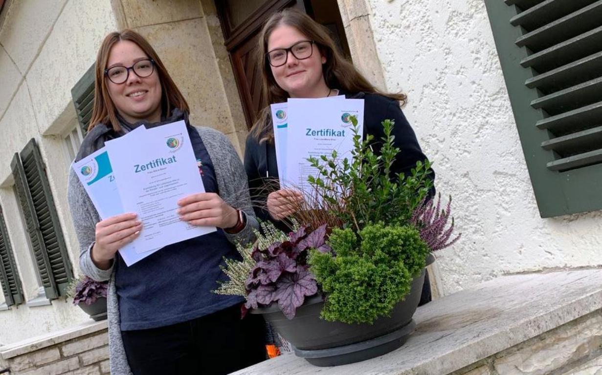 Jugendarbeit BRK HvO Windischeschenbach Alicia Bauer Lisa-Marie Bräu