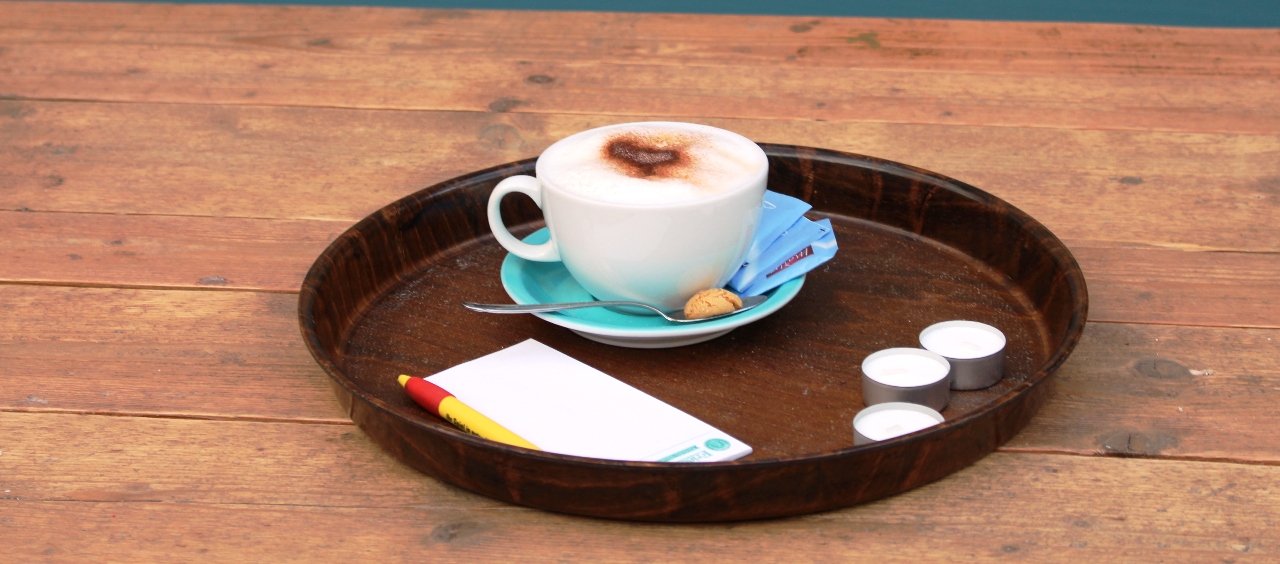 Kaffeetablett parapluie Kaffee