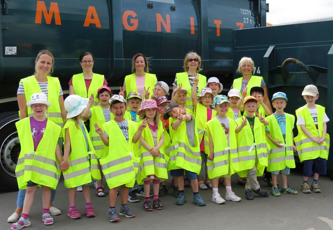 Kinderhaus Tirschenreuth bei Magnitz Mülltrennung