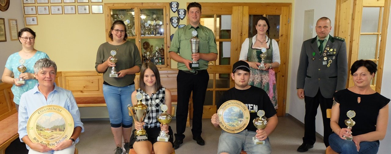 Königsproklamation Königsschießen Schützengesellschaft „Grünthal“ Liebenstein1