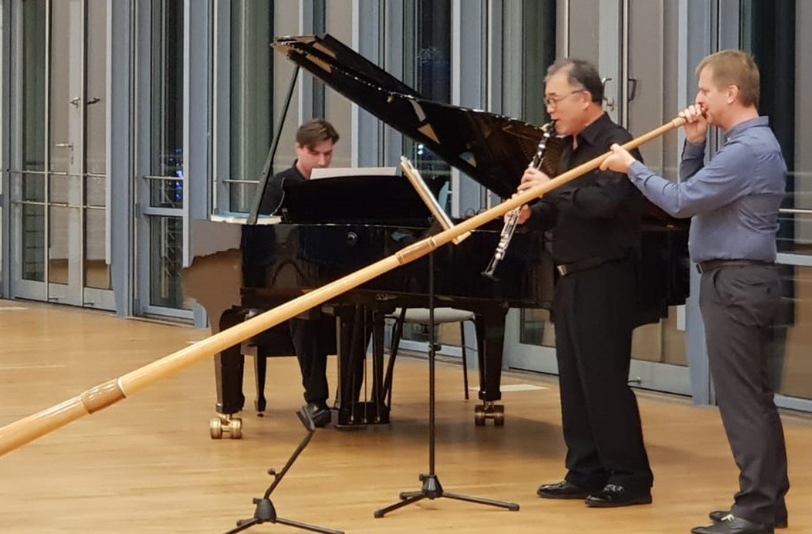 Konzert Weiden Bu-Whan Cho aus Südkorea Benjamin Schallwig Benno Englhart 11