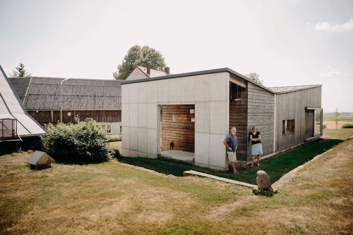 Kulturscheune Künstler Fritz Kalmreuth Floß 3