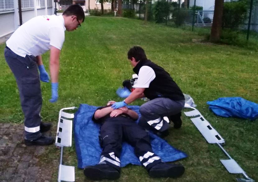 LG5 Leistungsprüfung Weiterbildung Ausbildung Rettungssanitäter BRK Kreisverband Weiden und NeustadtWN