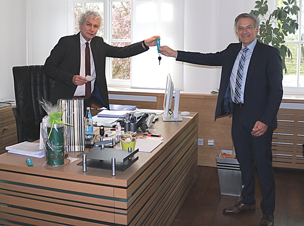 Alt-Landrat Wolfgang Lippert, Neu-Landrat Roland Grillmeier