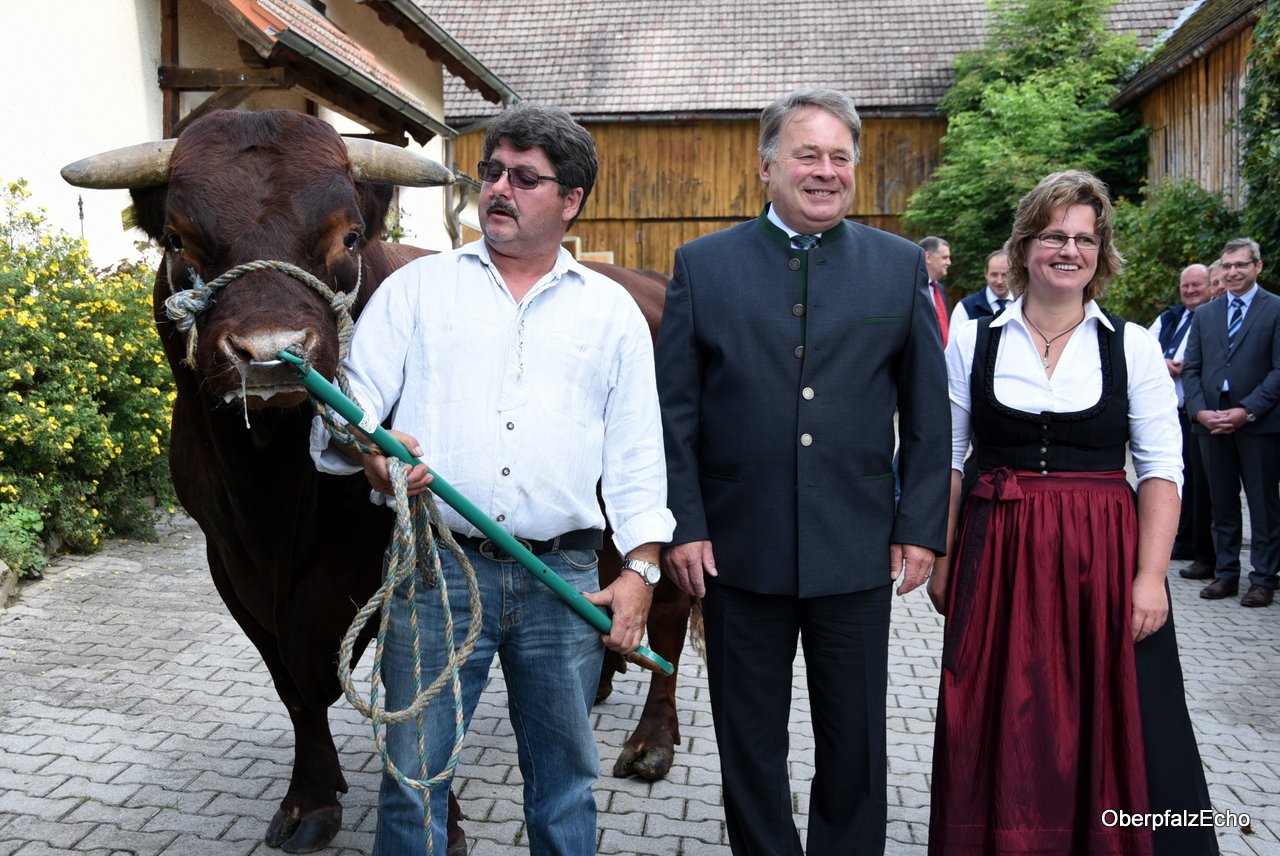 Landwirtschaftsminister Brunner in Burgtreswitz