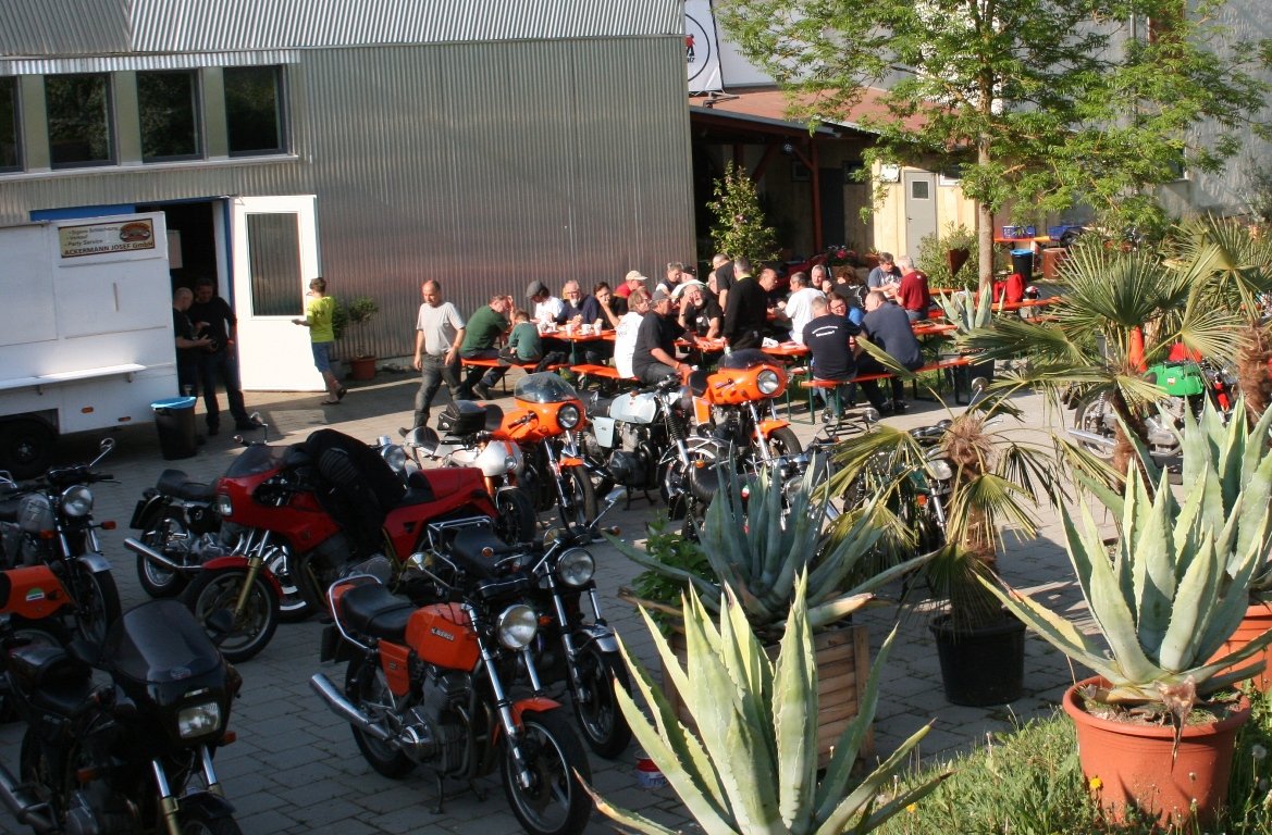 Laverda-Treffen Trabitz in der Lumperer Hall Trabitz