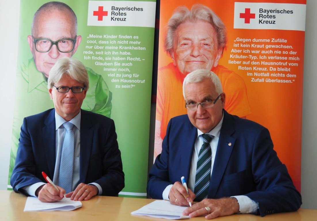 Leonhard Stärk Michael Pausder VdK BRK Kooperation Bayerisches Rotes Kreuz