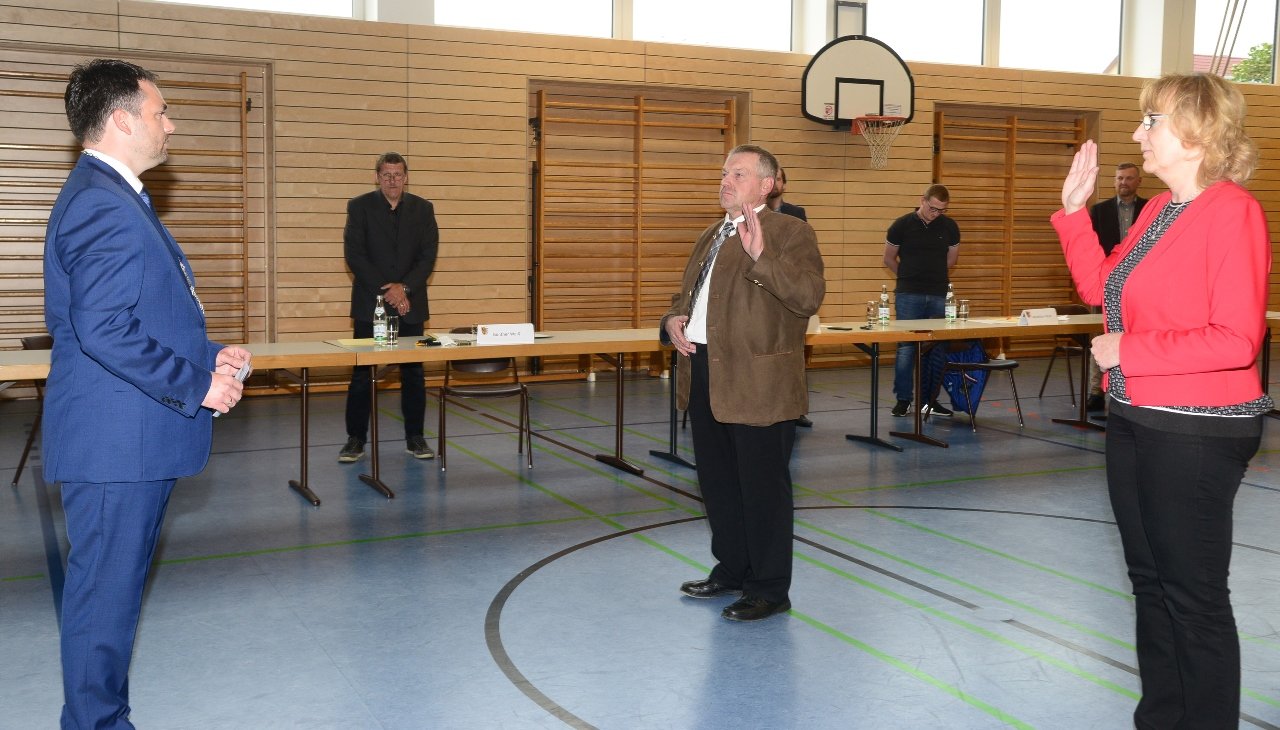 Luhe-Wildenau Bürgermeister Sebastian Hartl, Bürgermeisterin Sigrid Ziegler, Bürgermeister Johann Kick