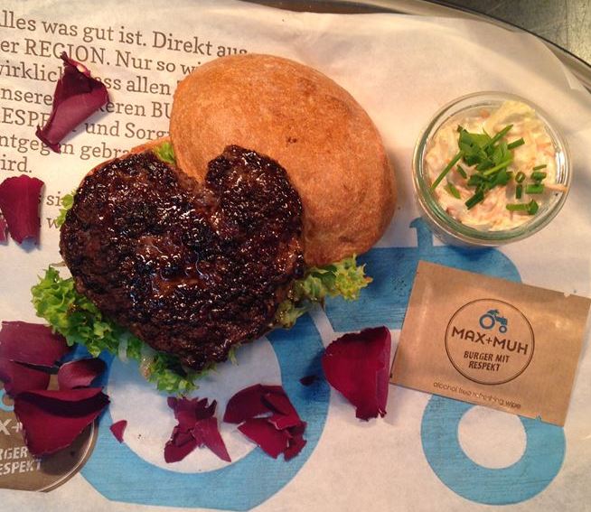 MAX+MUH Burger Valentinstag. Bild Sebastian Mücke