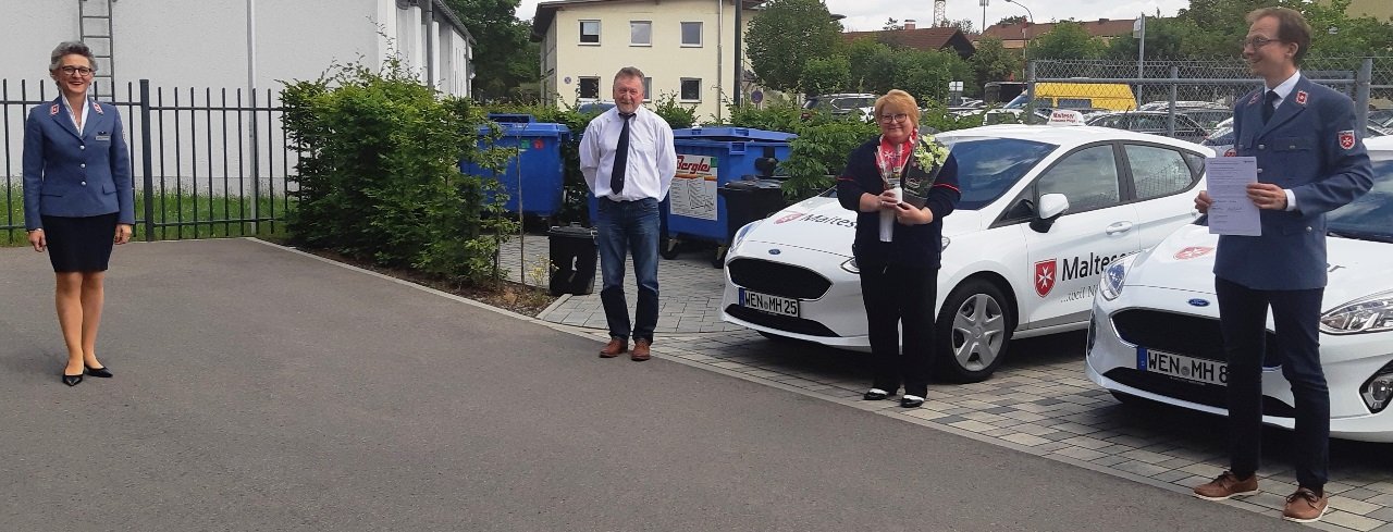 Malteser Weiden Beauftragtenstelle Baronin Gemmingen, Dieter Landgraf, Barbara Faltenbacher, Gregor Schaaf-Schuchardt